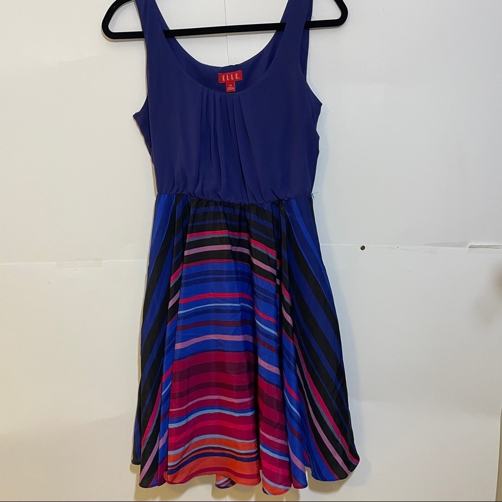 Elle bright colored dress (xs)